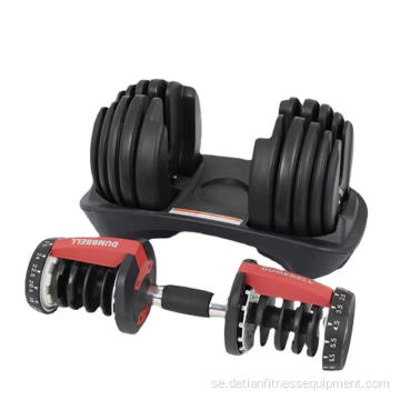 Hot Selling Justerbar Weight Dumbbell Ställ in fria vikter